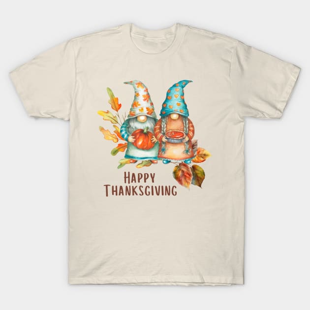 Thanksgiving Gnomes T-Shirt by She Gets Creative